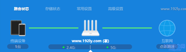 表示小米路由器设置成功,可以上网