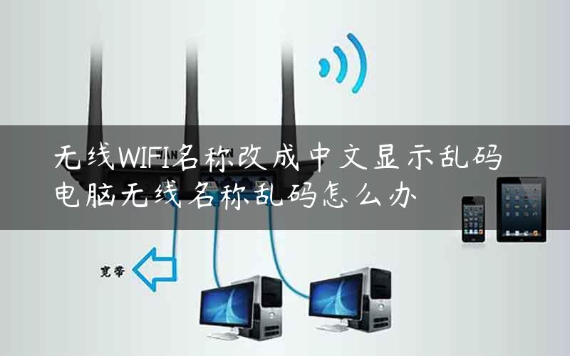 无线WIFI名称改成中文显示乱码  电脑无线名称乱码怎么办