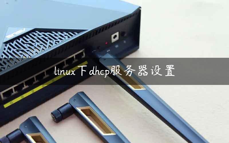linux下dhcp服务器设置