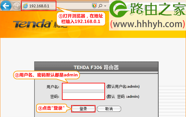 腾达(Tenda)F306无线路由器自动获取IP设置上网教程