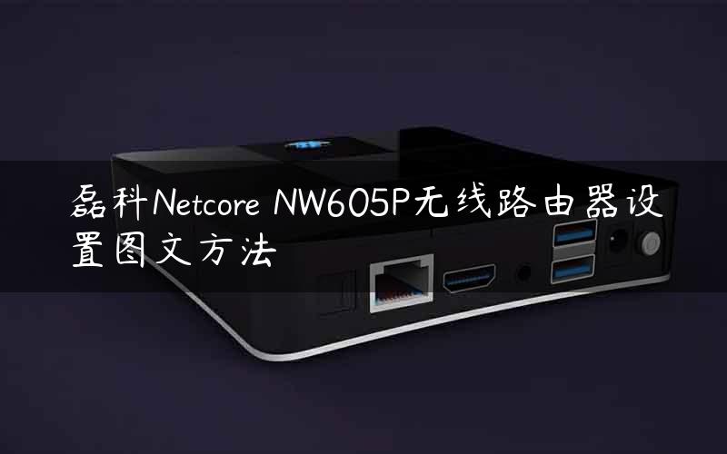磊科Netcore NW605P无线路由器设置图文方法