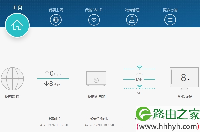 华为路由器设置界面