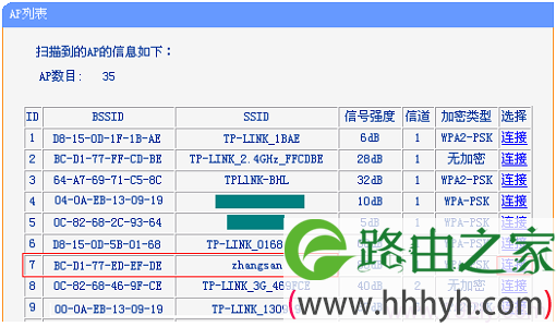 TL-WR700N路由器连接到需要被桥接的无线信号