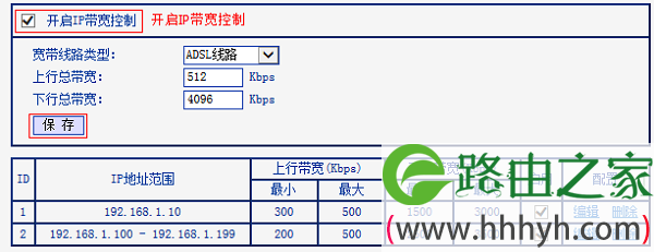 TL-WR885N-V1-V3路由器中启用限速功能