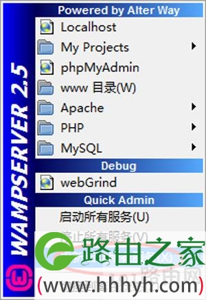 浏览器打不开wampserver服务器localhost的方法