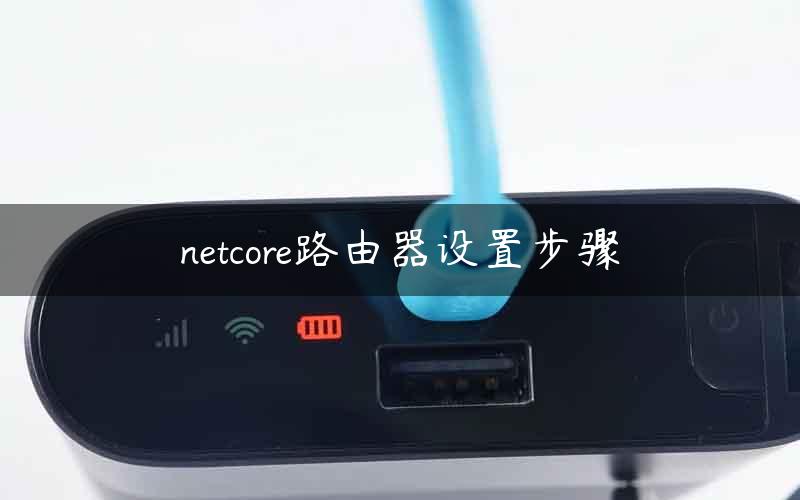 netcore路由器设置步骤